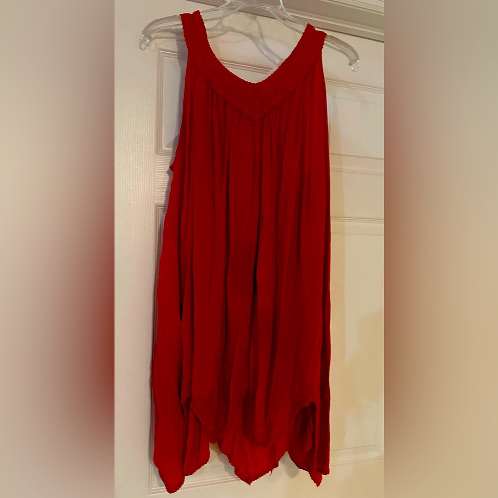Red, one-size, adorable red dresss, made in India